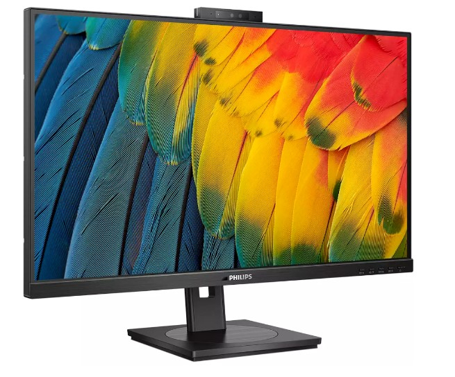 Монитор Philips 23.8" Black с поворотом экрана (IPS, 1920x1080, 75Hz, 4 ms, 178°/178°, 300 cd/m, 50M:1) 24B1U5301H/00 24B1U5301H/00