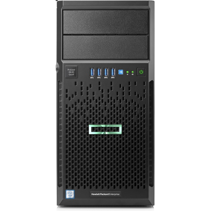 Сервер HPE HPE ProLiant ML30 Gen9 1xE3-1220v6 1x16Gb 2x1Tb 7.2K LFF SATA B140i 5720 2P 1x350W  823401-001 823401-001