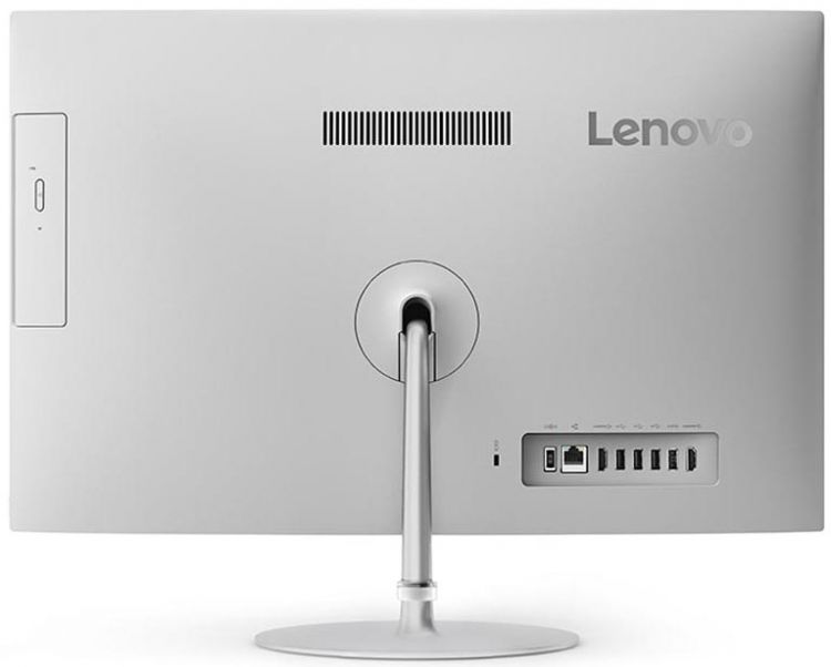 Моноблок Lenovo IdeaCentre AIO 520-24IKU Monitor stand 23.8"(1920x1080)/Intel Core i5 7200U(2.5Ghz)/8192Mb/1000Gb/DVDrw/Int:Intel HD Graphics 620/BT/WiFi/war 1y/6.17kg/silver/DOS + Клавиатура, мышь (F0D2003URK) F0D2003URK