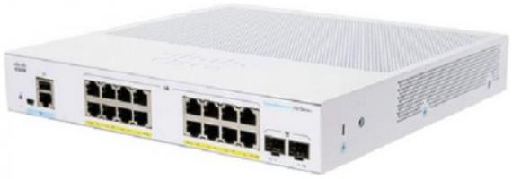 Коммутатор Cisco SB CBS250-16T-2G управляемый, монтируемые в стойку, 100 Мбит/сек, 1000 Мбит/сек, 16 port, SFPx2  CBS250-16T-2G-EU CBS250-16T-2G-EU