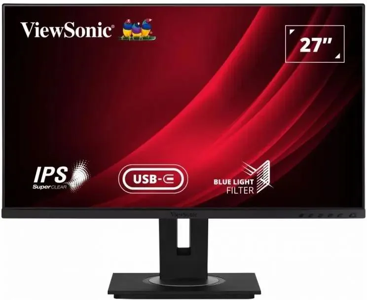 Монитор ViewSonic 27" VG2755-2K черный IPS LED 5ms 16:9 HDMI M/M матовая HAS Piv 1000:1 350cd 178гр/178гр 2560x1440 DP 2K USB 6.9кг VS17552-2K VS17552-2K