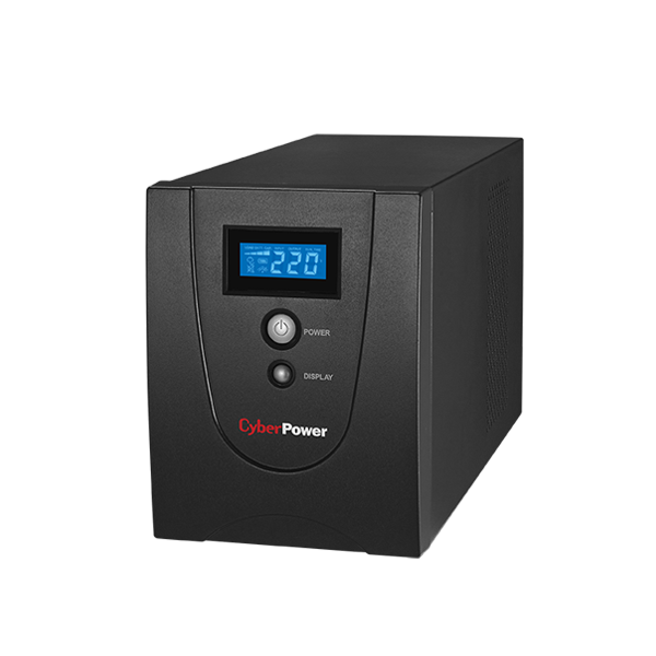 Источник бесперебойного питания CyberPower 1PE-C000025-00G Line-Interactive, 1200VA/720W, USB/RS-232/RJ11/45 (4 EURO) VALUE1200ELCD VALUE1200ELCD