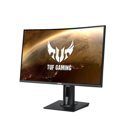 Монитор ASUS 27" VG27VQ черный 1920x1080@165 Гц, VA, 1 мс, 3000 : 1, 400 Кд/м?, 178°/178°, DVI-D, DisplayPort, HDMI, изогнутый, AMD FreeSync 90LM0510-B01E70 90LM0510-B01E70
