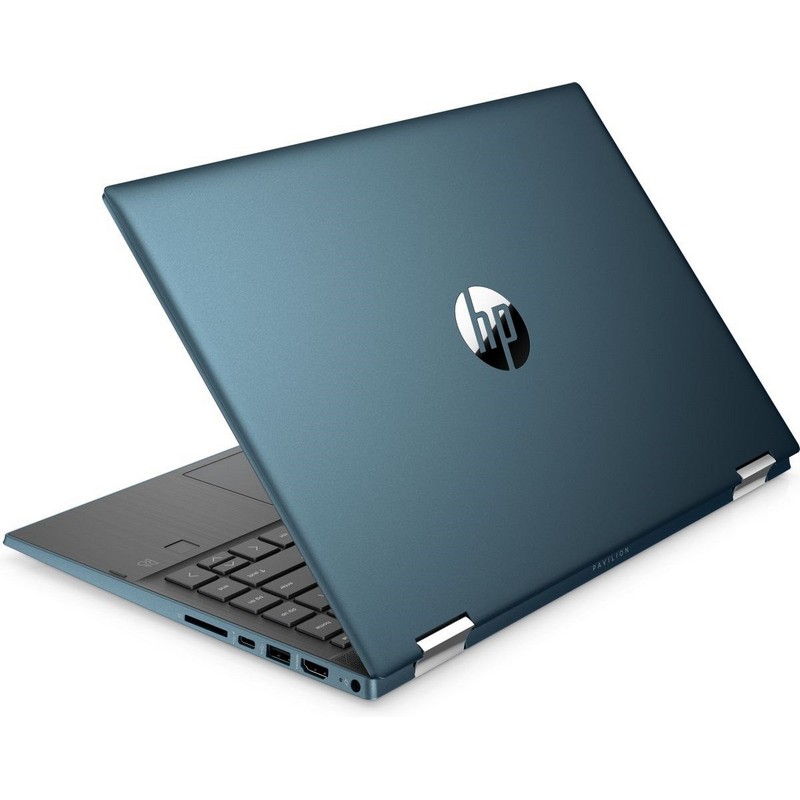 Ноутбук-трансформер HP Pavilion x360 14-dw1007ur Core i5 1135G7/8Gb/SSD256Gb/Intel Iris Xe graphics/14"/IPS/Touch/FHD (1920x1080)/Windows 10/green/WiFi/BT/Cam 2X2R4EA 2X2R4EA