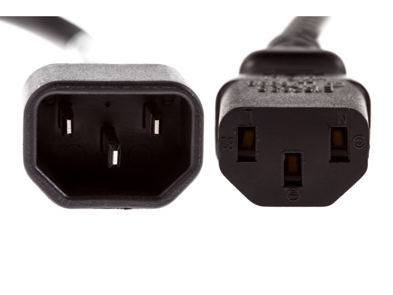 Кабель Cisco Cabinet Jumper Power Cord, 250 VAC 10A, C14-C13 Connectors CAB-C13-CBN CAB-C13-CBN