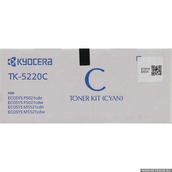 Картридж Kyocera TK-5220C для P5021cdn/cdw, M5521cdn/cdw Cyan 1T02R9CNL1 1T02R9CNL1