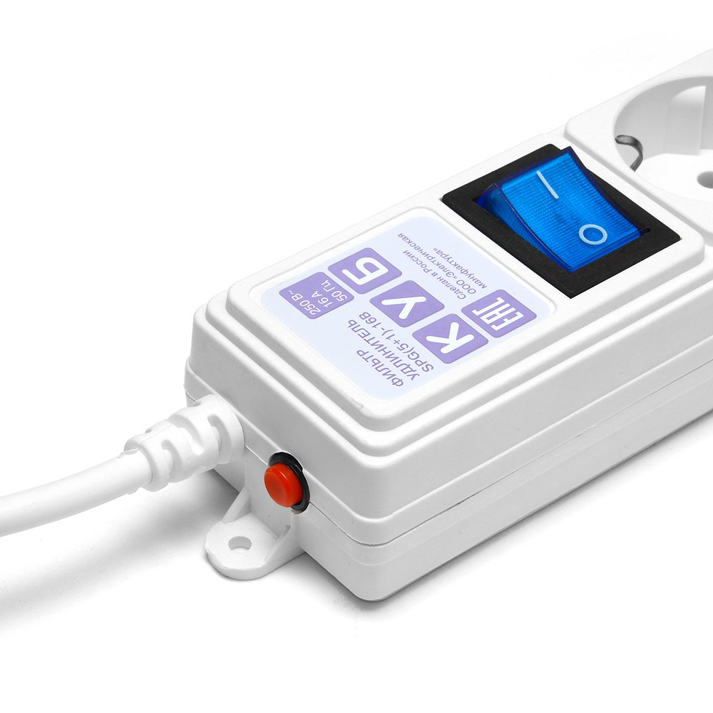 Сетевой фильтр Power Cube SPG(5+1)-16B-1,9М-WHITE 1.9м (6 розеток) белый (коробка)  SPG(5+1)-16B-1,9М SPG(5+1)-16B-1,9М