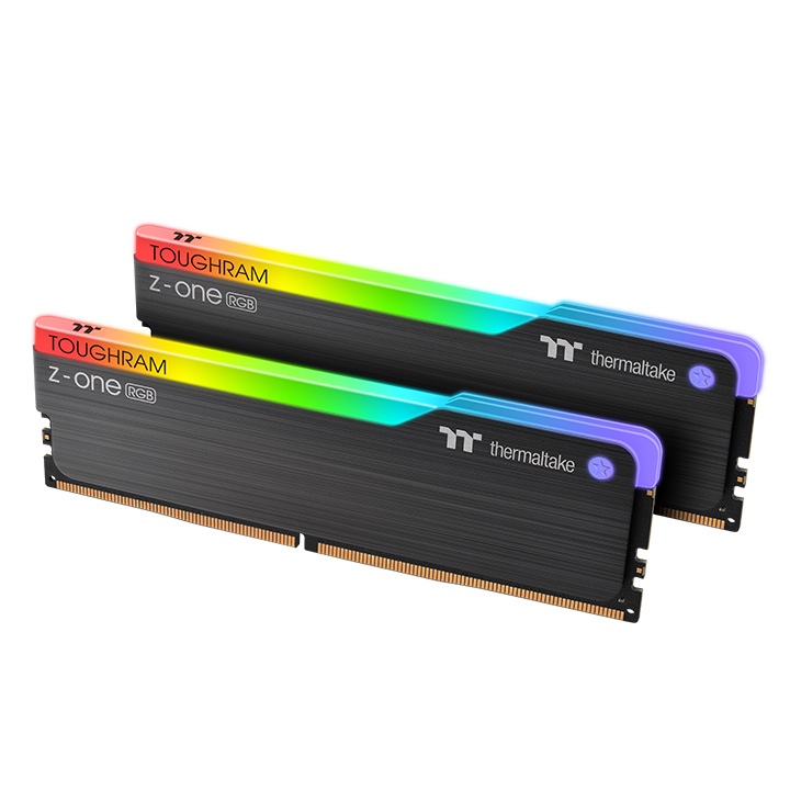 Модуль памяти Thermaltake 16GB DDR4 3200 DIMM TOUGHRAM Z-ONE RGB Gaming Memory Non-ECC, CL16, 1.35V, Heat Shield, XMP 2.0, Kit (2x8GB), RTL (524711) R019D408GX2-3200C16A R019D408GX2-3200C16A