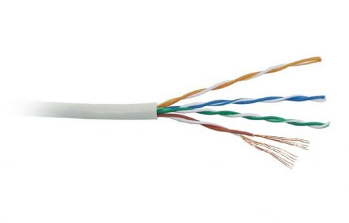 Кабель витая пара Lanmaster патч-кордовый FTP, 4x2, кат 5E, 100Mhz, PVC, серый, 305 м LAN-5EFTP-PT-GY LAN-5EFTP-PT-GY