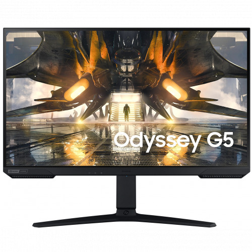 Монитор Samsung 27" Odyssey G5 S27AG520NI IPS 2560x1440 1ms 400cd 178/178 HDMI DP FreeSync 165Hz HDR Pivot Swivel HAS VESA Black 2 years LS27AG520NIXCI LS27AG520NIXCI