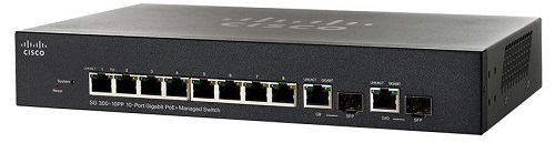 Коммутатор Cisco SB 10-портовый SG300-10PP 10-port Gigabit PoE+ Managed Switch SG300-10PP-K9-EU SG300-10PP-K9-EU