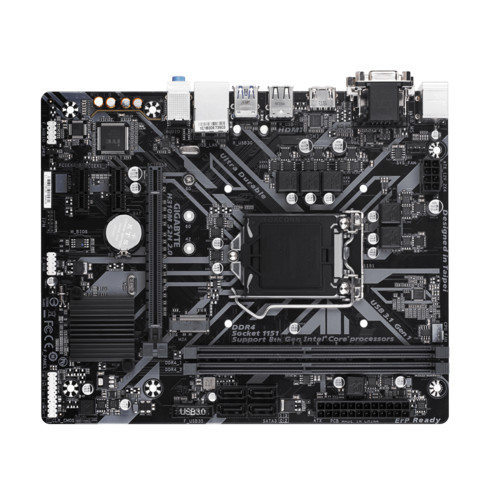 Материнская плата Gigabyte , Socket 1151, Intel®H310, 2xDDR4-2666, D-SUB+DVI-D+HDMI, 1xPCI-Ex16, 2xPCI-Ex1, 4xSATA3, 1xM.2, 8 Ch Audio, GLan, (4+2)xUSB2.0, (2+2)xUSB3.1, 2xPS/2, mATX, RTL, H310M S2H 2.0 H310M S2H 2.0