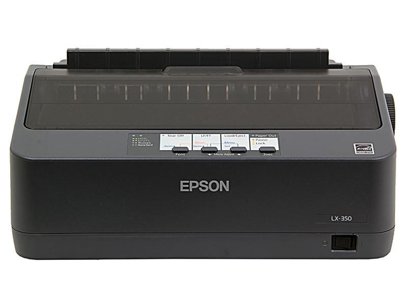 Принтер матричный Epson LX-350 A4 USB черный (C11CC24031) C11CC24031