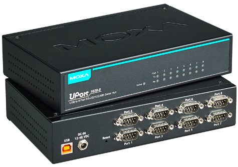 Конвертер MOXA 8-портовый USB в RS-232/422/485 UPort 1650-8 UPort 1650-8