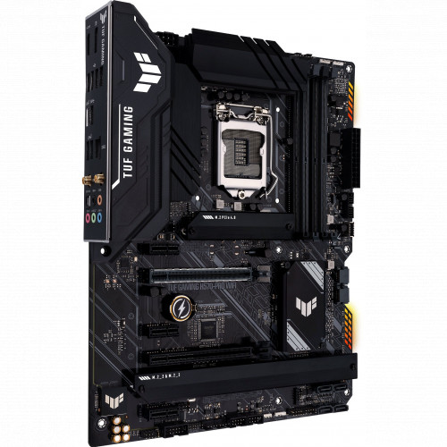 Материнская плата ASUS  TUF GAMING H570-PRO WIFI, LGA1200, H570, 4*DDR4, HDMI+DP, CrossFireX, SATA3 + RAID, Audio, Gb LAN, USB 3.2*6, USB 2.0*4, COM*1 TUF GAMING H570-PRO WIFI TUF GAMING H570-PRO WIFI