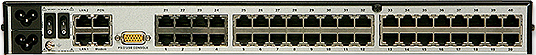 KVM переключатель ATEN 3>40 портов PS/2;USB;SUN;RS232, без доп. модулей KN2140v-AX-G KN2140v-AX-G