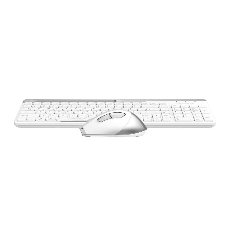 Клавиатура+мышь A4Tech  Fstyler FB2535C, USB, беспроводной, белый fb2535c icy white fb2535c icy white