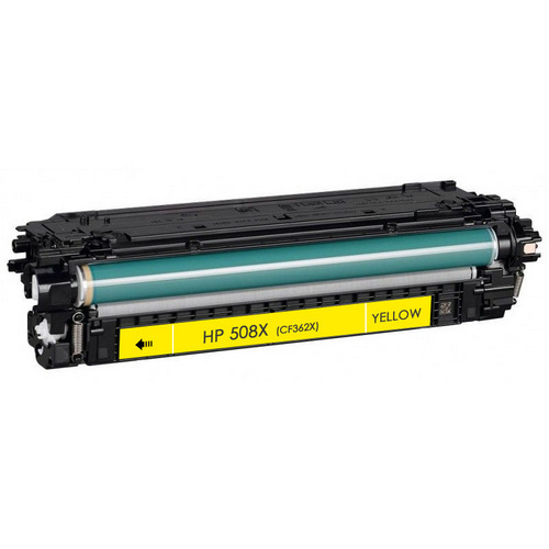 Тонер-картридж HP 508X желтый для HP CLJ M552/M553 (9500стр.) CF362X CF362X