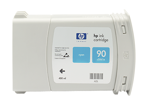 Картридж HP 90 Cyan для Designjet 4000/4000ps/4020/4500/4500ps/4520 3х400-ml C5083A C5083A