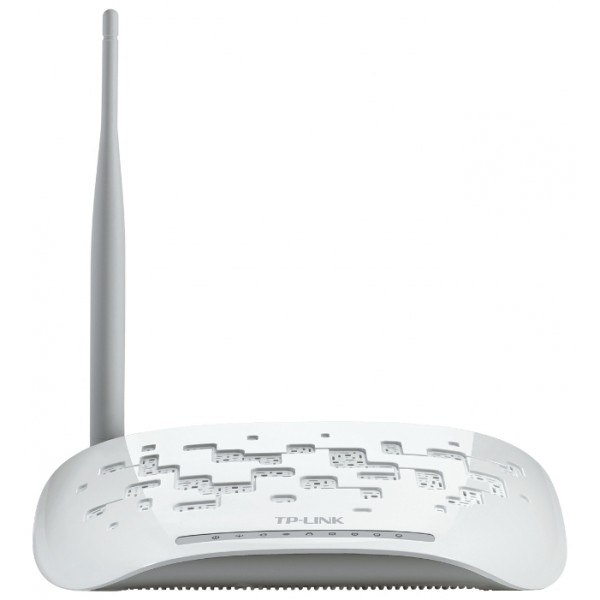 Маршрутизатор TP-Link 150n, модемом ADSL2+, Annex B, 802.11b/g/n, 1* RJ11, 4*RJ45 10/100, 1 съёмная 5 дБи антенна, ADSL-сп TD-W8951NB TD-W8951NB