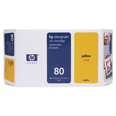 Картридж HP №80 C4848A для DesignJet 1050/1055 жёлтый C4848A