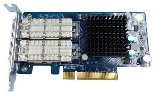 Сетевая карта QNAP двухпортовая 40 GbE SFP+ LAN-40G2SF-MLX LAN-40G2SF-MLX