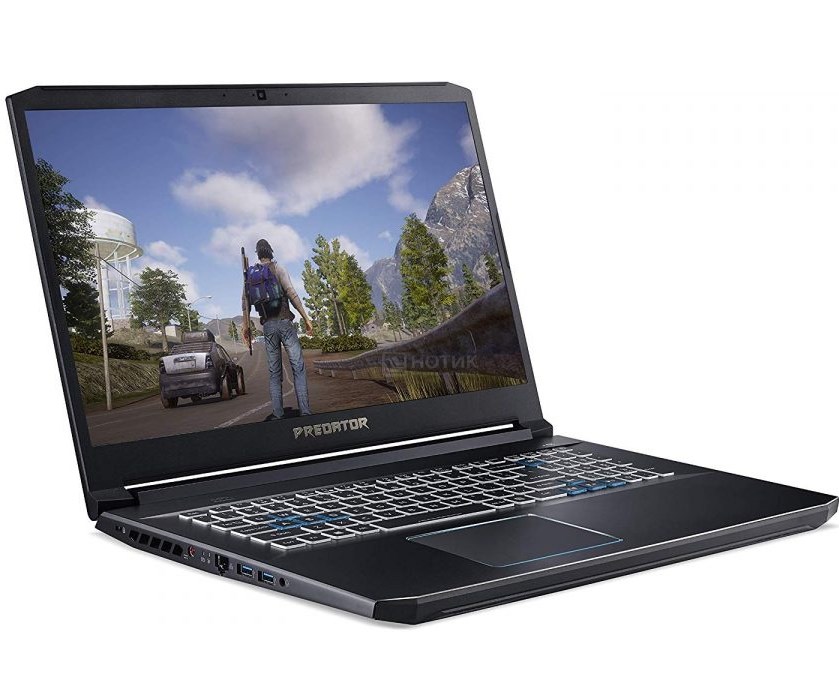 Ноутбук Acer Helios 300 PH317-53-712P Core i7 9750H/16Gb/1Tb/SSD256Gb/nVidia GeForce RTX 2060 6Gb/17.3"/IPS/FHD (1920x1080)/Windows 10/black/WiFi/BT/Cam NH.Q5QER.019 NH.Q5QER.019
