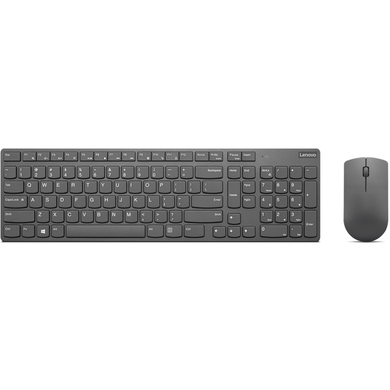 Комплект клавиатура + мышь Lenovo Professional Ultraslim Wireless Combo Keyboard and (1 x 2.4 GHz nano USB receiver, 1 x micro USB charging cable, 2 x AAA batteries 4X30T25796 4X30T25796