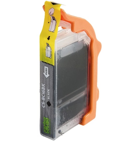 Картридж Cactus струйный CS-BCI6BK черный для Canon i905D/i950S/i960x/i965/i990/i9100/i9950/S800/S82 CS-BCI6BK CS-BCI6BK