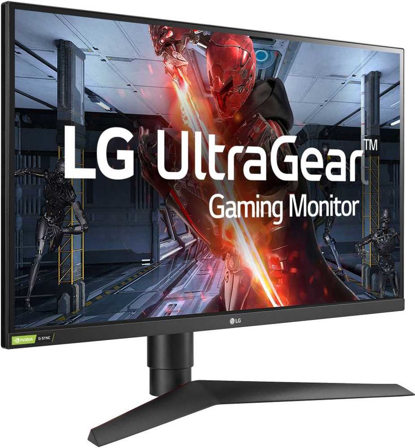 Монитор LG 27" UltraGear 2560х1440 WQHD, IPS, 144Hz, nonGLARE, 350cd/m2, 178/178, 1000:1, 5M:1, 1.07B, 1ms, 2xHDMI, DP, USB-C, USB-Hub, Spks, Black 27GL850-B.ARUZ 27GL850-B.ARUZ