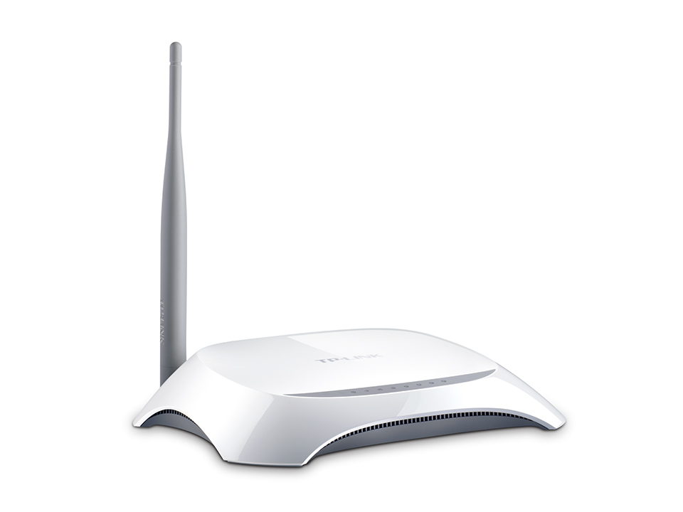 Маршрутизатор TP-Link 150n, с модемом ADSL2+, Annex A, 802.11b/g/n, 1*RJ11, 4*RJ45 10/100*, 1*5 дБи антенна, ADSL-сплиттер TD-W8901N TD-W8901N