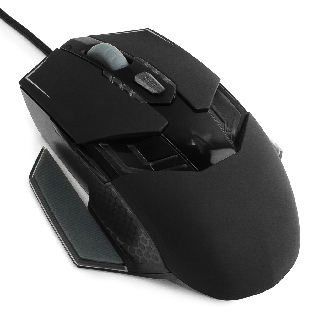 Мышь Гарнизон игровая , "Альтаир 2", код "Survarium", USB, чип Х3, черн., софт тач, 2400 DPI, 5кн.+колесо-кнопка GM-750G GM-750G