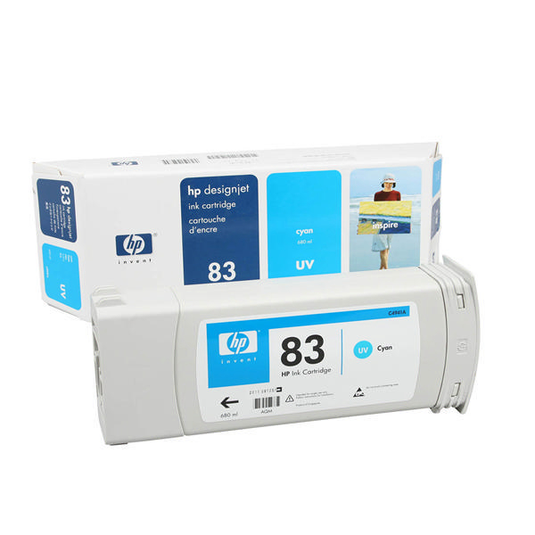 Картридж струйный HP №83 голубой для HP DJ 5000/5500 (680мл) C4941A C4941A