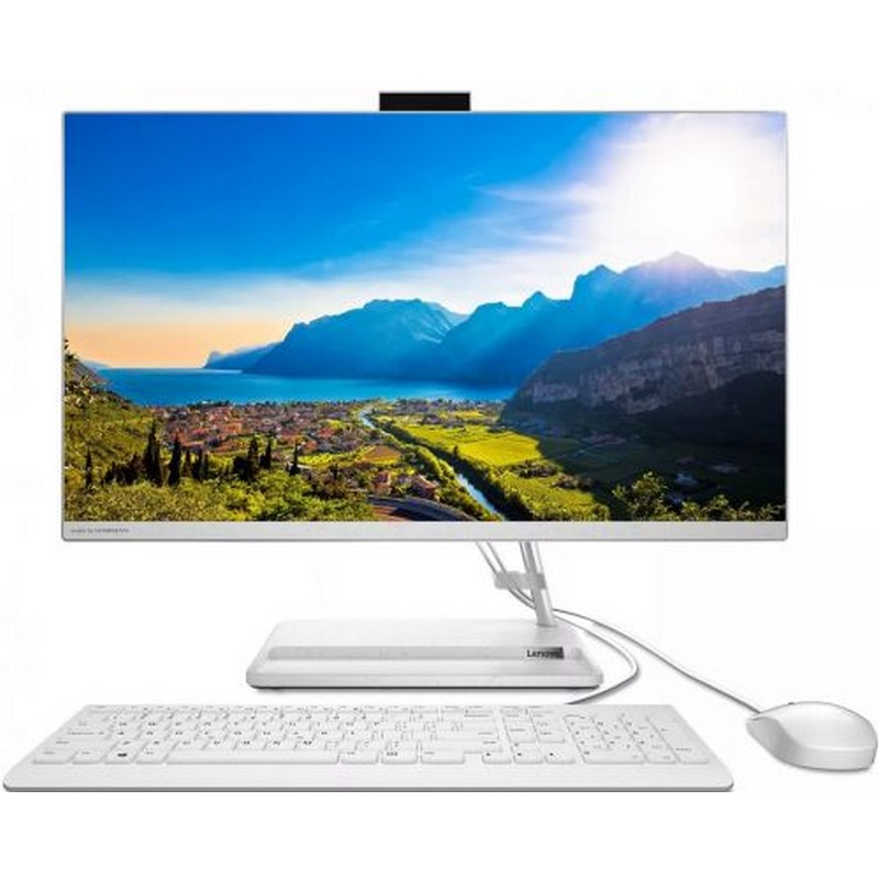 Моноблок Lenovo IdeaCentre 3 27ITL6 27" Full HD i3 1115G4 (3)/8Gb/SSD256Gb/UHDG/DVDRW/Free DOS/GbitEth/WiFi/BT/90W/клавиатура/мышь/Cam/белый 1920x1080 F0FW0037RK F0FW0037RK