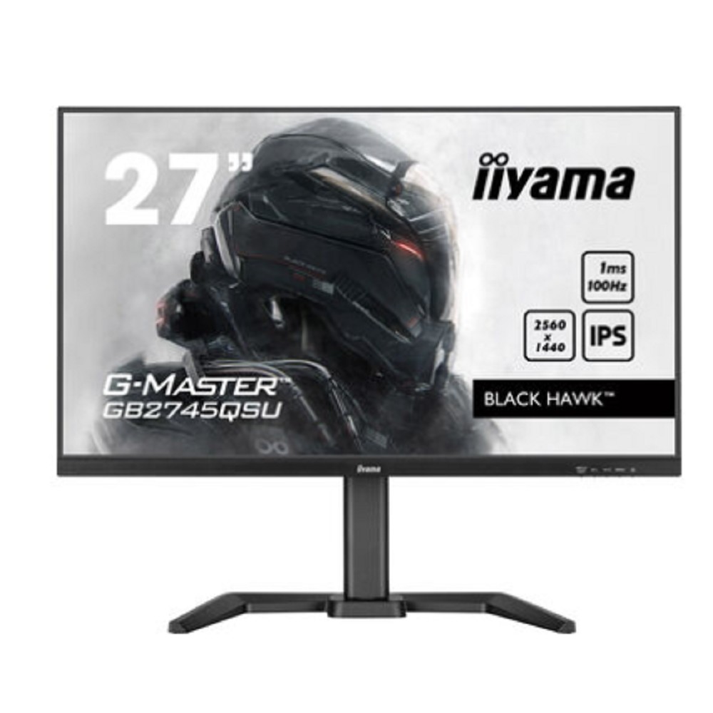 Монитор iiYama  27'' IPS 2560x1440 100Hz 1ms HDMI DisplaPort USB M/M HAS Pivot GB2745QSU-B1 GB2745QSU-B1