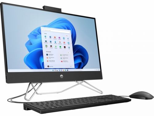Моноблок HP 24-cb0039ur AiO 23.8"(1920x1080)/Intel Celeron J4025(2Ghz)/4096Mb/256PCISSDGb/noDVD/Int:Intel Internal Graphics /Cam/WiFi/war 1y/Jack Black/W11 + kbd/mouse 5D1Z2EA 5D1Z2EA