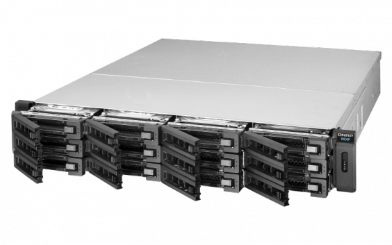 Полка расширения QNAP Expansion unit with SAS interface, 12 HDD, rackmount, 2 PSU. W/o rail kit RAIL-A03-57 REXP-1210U-RP REXP-1210U-RP