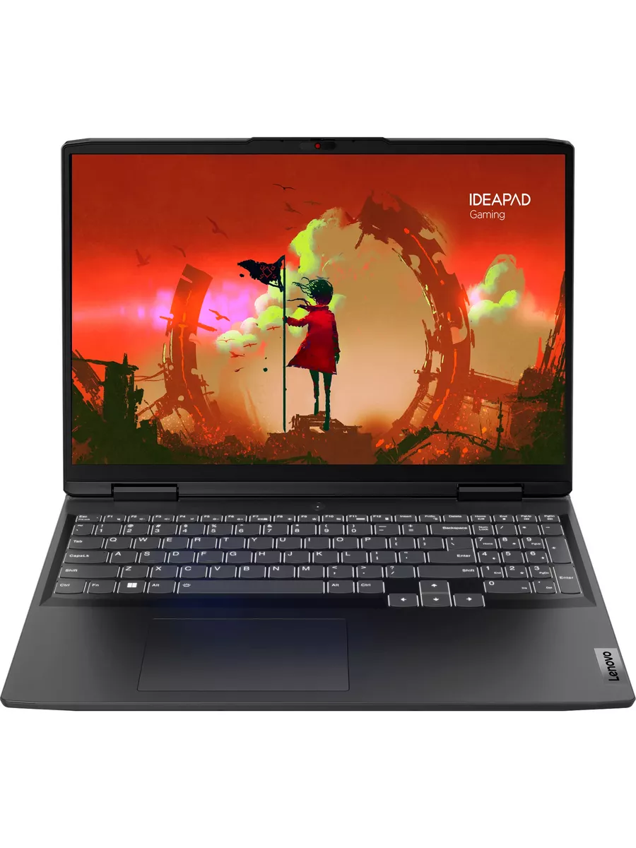 Ноутбук Lenovo IdeaPad Gaming 3 16ARH7 16"(1920x1200 IPS)/AMD Ryzen 5 6600H(3.3Ghz)/16384Mb/1024SSDGb/noDVD/Ext:nVidia GeForce RTX3050Ti(4096Mb)/Cam/BT/WiFi/71WHr/war 1y/2.5kg/onyx grey/noOS + 170W, RU kbd 82SC0040RK 82SC0040RK