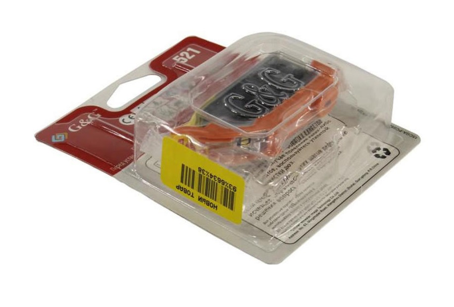 Картридж G&G струйный для Canon Pixma MP500/530/600/800/830 iP4200/5200/6600/6700 MX850 NC-CLI8BK NC-CLI8BK