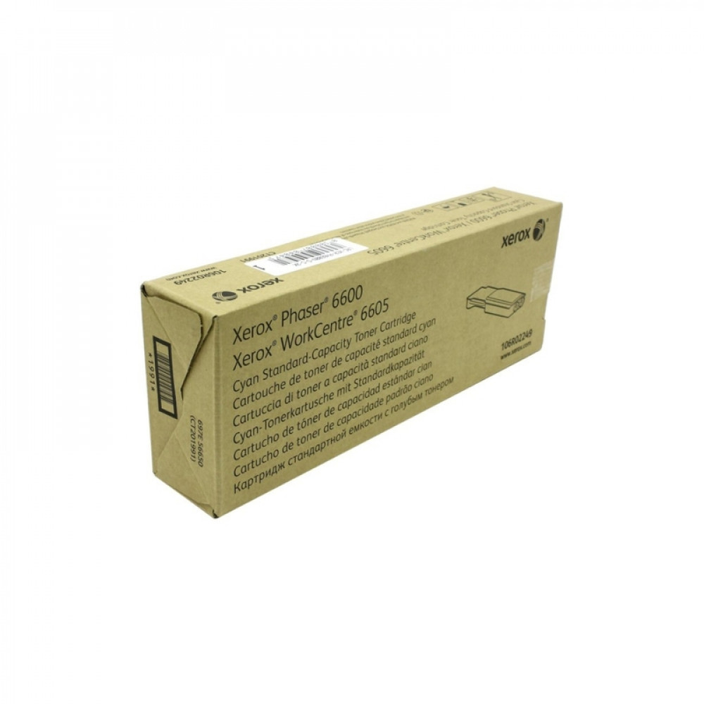 Картридж Xerox лазерный голубой (2000стр.) для Xerox Ph 6600/WC 6605 106R02249 106R02249