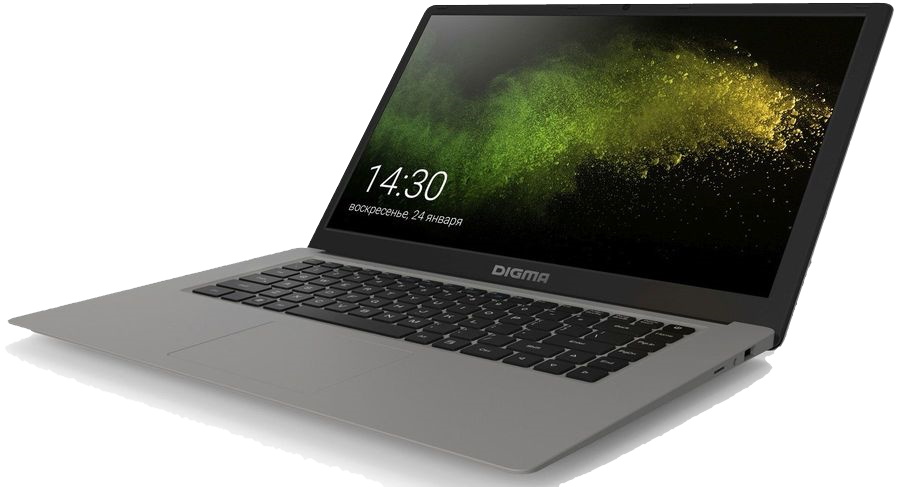 Ноутбук Digma EVE 15 C419 Celeron N4020 4Gb SSD128Gb Intel UHD Graphics 600 15.6" IPS FHD (1920x1080) Windows 10 Home Single Language 64 dk.grey WiFi BT Cam 5000mAh ES5065EW ES5065EW