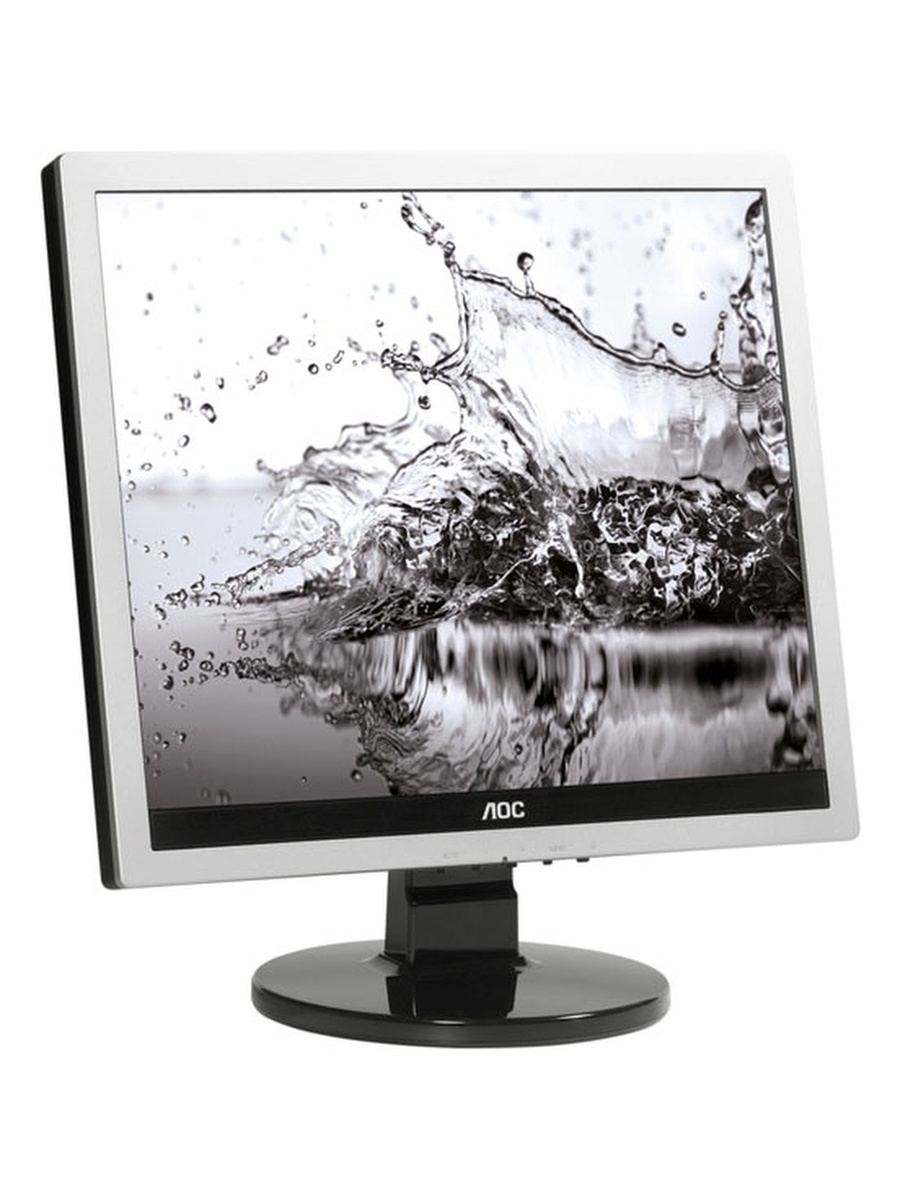Монитор AOC 17" e719sd/01 серебристый TN+film LED 5:4 DVI матовая 250cd 1280x1024 D-Sub HD READY E719SD E719SD