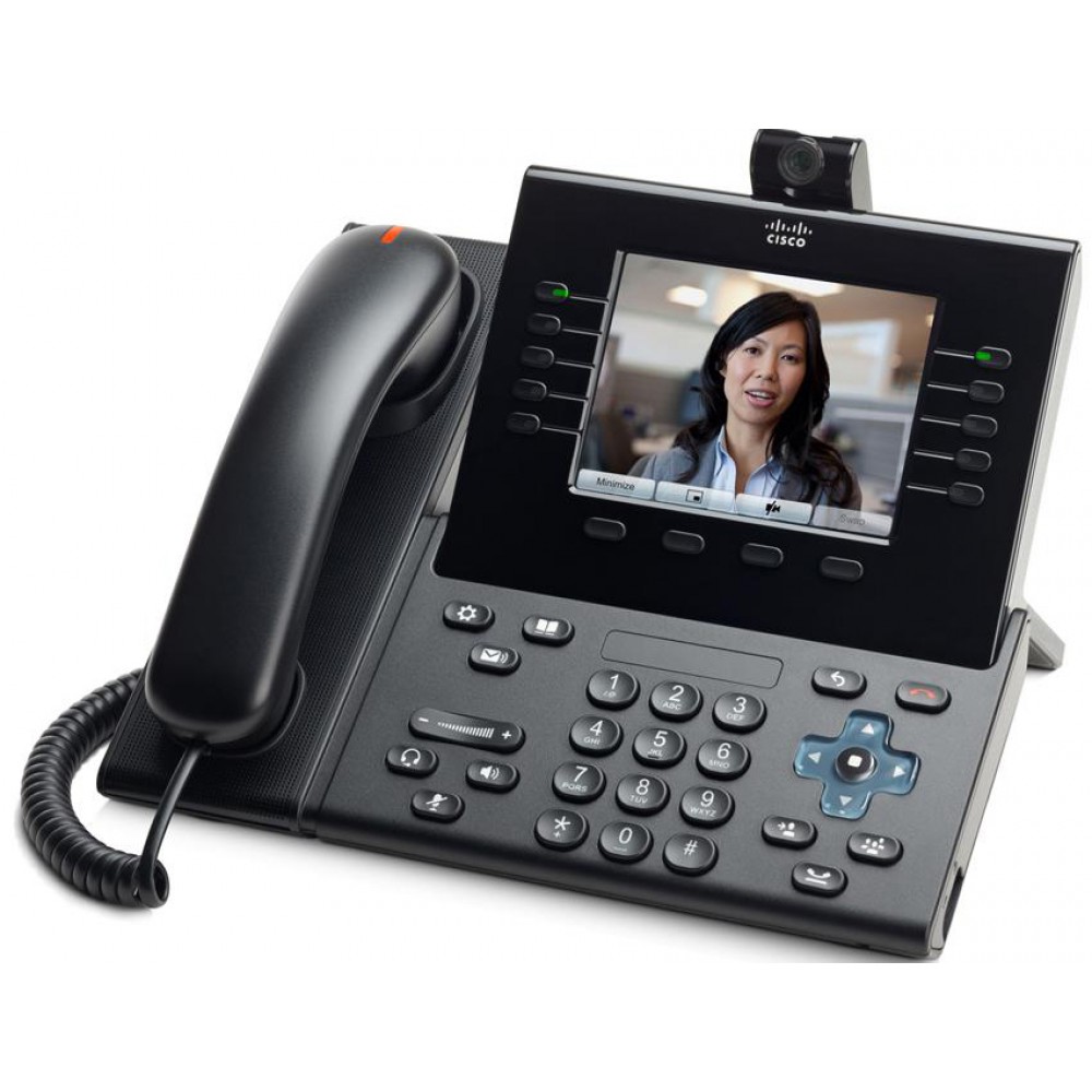 CP-9951-C-CAM-K9=  Телефон Cisco Unified IP Phone 9951, Charcoal, Std Hndst with Camera CP-9951-C-CAM-K9