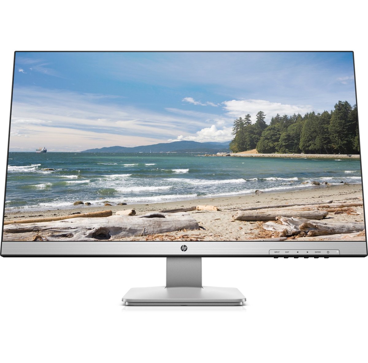 Монитор HP 27'' черный-серый {TN 2560x1440 76Hz 2ms 170/160 350cd 8bit 1000:1 DVI HDMI1.4 DisplayPort1.2 VESA} 3FV90AA 3FV90AA