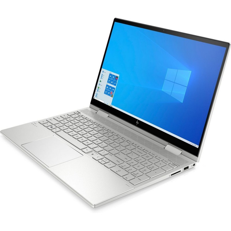 Ноутбук-трансформер HP Envy x360 15-ed1018ur Core i5 1135G7/8Gb/SSD512Gb/Intel Iris Xe graphics/15.6"/IPS/Touch/FHD (1920x1080)/Windows 10/silver/WiFi/BT/Cam 2X1R0EA 2X1R0EA