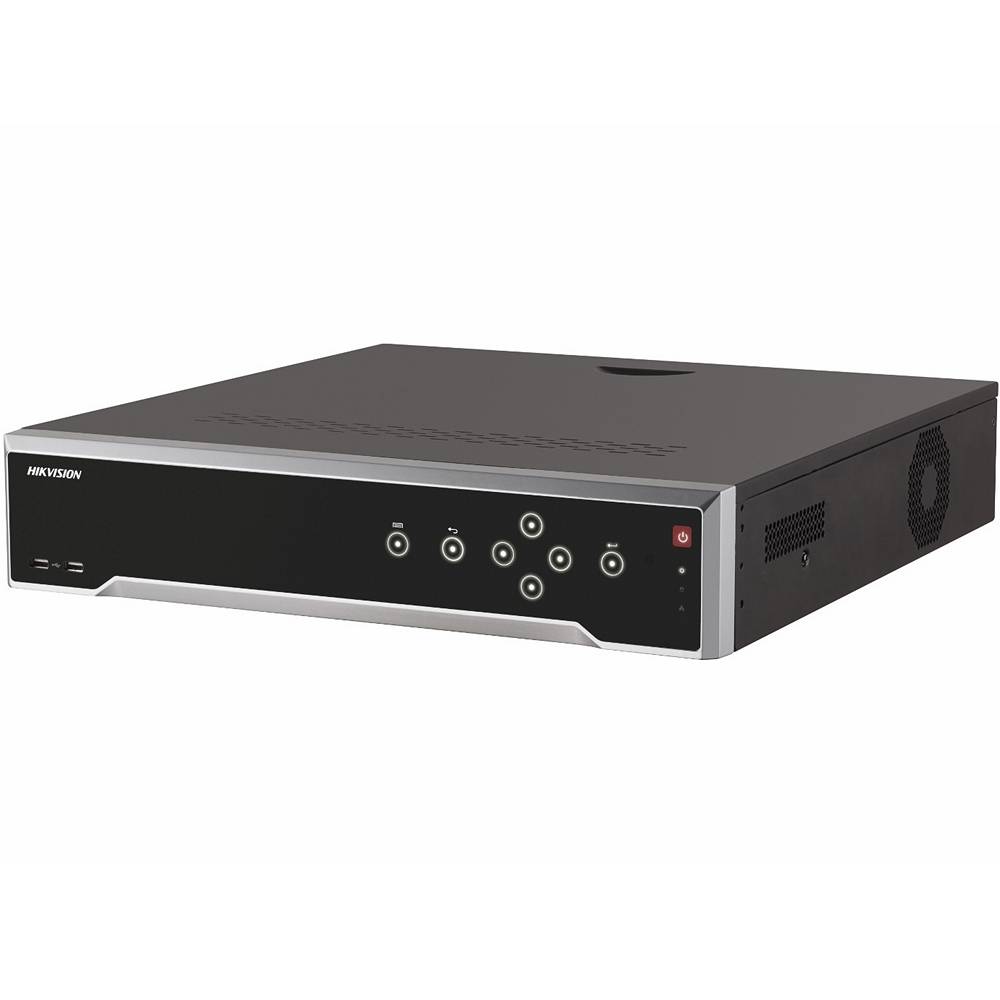 Сетевой IP-видеорегистратор Hikvision DS-7732NI-K4/16P 32-х канальный с PoE 32 канала; аудиовход: двустороннее аудио 1 канал RCA; видеовыход: 1 VGA до 1080Р, 1 HDMI до 4К; аудиовыход: 1 канал RCA. DS-7732NI-K4/16P DS-7732NI-K4/16P