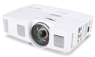 Проектор Acer H6517ST DLP projector, Short Throw (0.50:1), 1920*1080, DLP 3D, 10 000:1, 3200 ANSI Lumens, 2.5kg, HDMI, Wi-Fi via Adapter(option) MR.JLA11.001 MR.JLA11.001