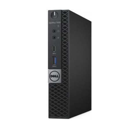 Компьютер Dell Optiplex 7050 Micro (Core i7 7700T, 8Gb, 500Gb, DVD-RW, Wi-Fi, Bluetooth, Kb + M, Win 10 Pro, Черный) (7050-8350) 7050-8350