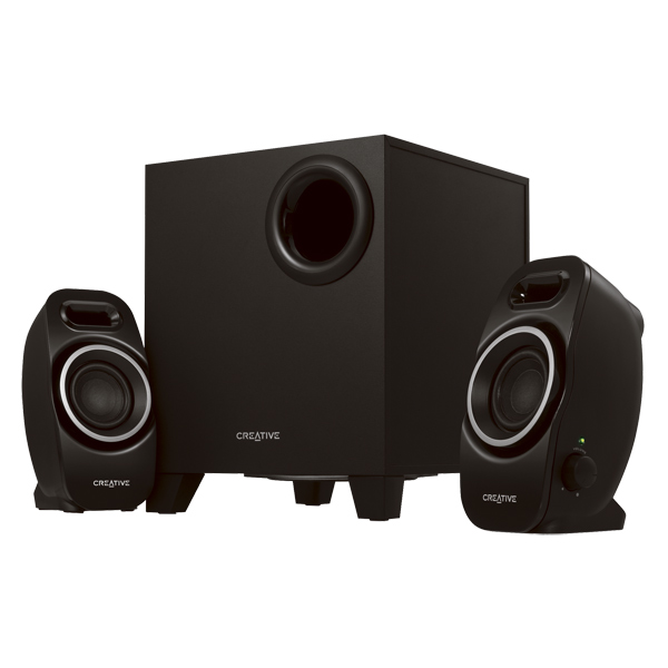 Колонки Creative A250 2.1 черный 9Вт 51MF0420AA000 51MF0420AA000