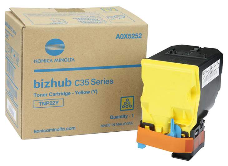 Тонер Konica-Minolta bizhub C35/C35P желтый (TNP-22Y/A0X5252) TNP-22Y/A0X5252 #3